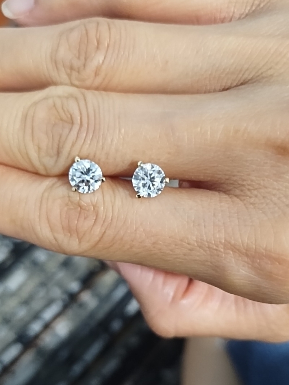 Lab Grown Diamond Earrings Stud